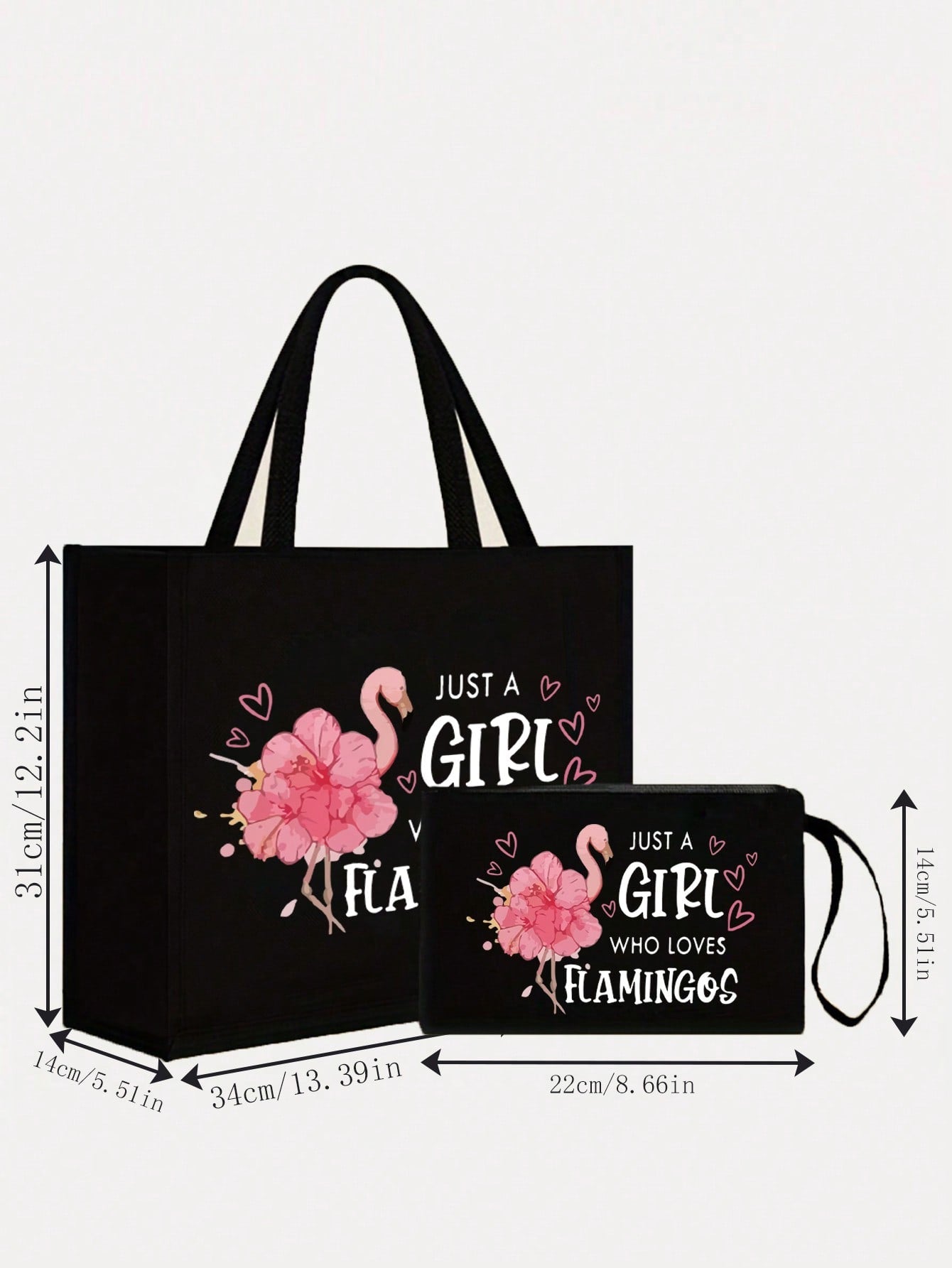 Women’s Square Polyester Cosmetic Bag With Animal Pattern, Suitable For All Seasons