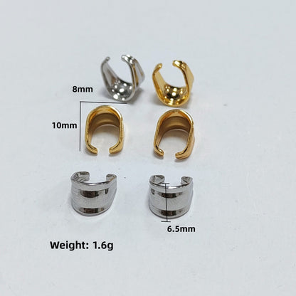 Original Design Metal Melon Seed Buckle With Electroplated Steel Color Finish Jewelry Accessory