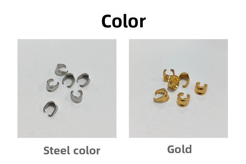 Original Design Metal Melon Seed Buckle With Electroplated Steel Color Finish Jewelry Accessory