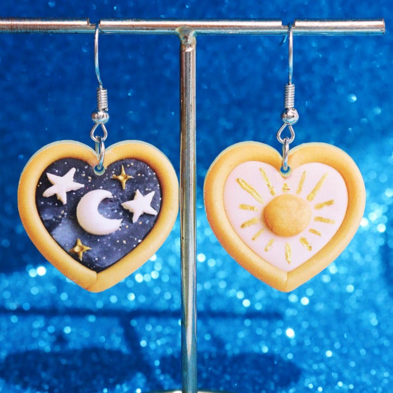 Sweet Star Earrings For Women Made Of Acrylic, Perfect For Everyday Wear