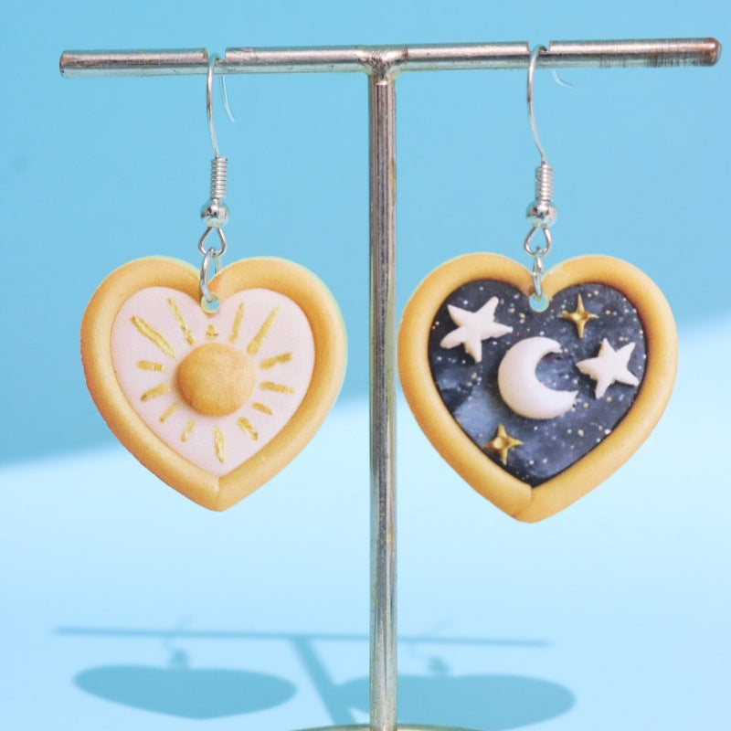 Sweet Star Earrings For Women Made Of Acrylic, Perfect For Everyday Wear