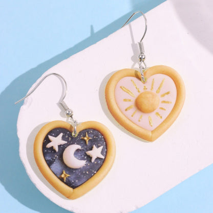 Sweet Star Earrings For Women Made Of Acrylic, Perfect For Everyday Wear