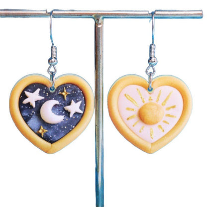 Sweet Star Earrings For Women Made Of Acrylic, Perfect For Everyday Wear