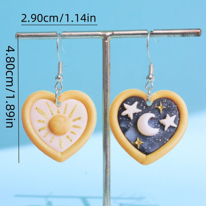 Sweet Star Earrings For Women Made Of Acrylic, Perfect For Everyday Wear