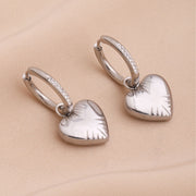 Earrings Steel Color