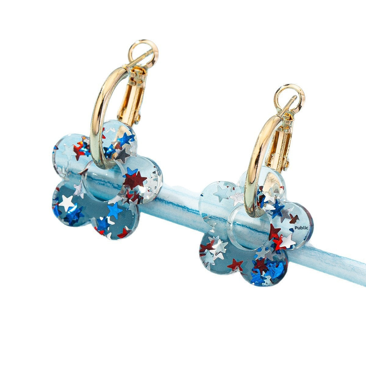 Flower Pattern Earrings For Women, Stylish Stud Earrings Available In Various Colours