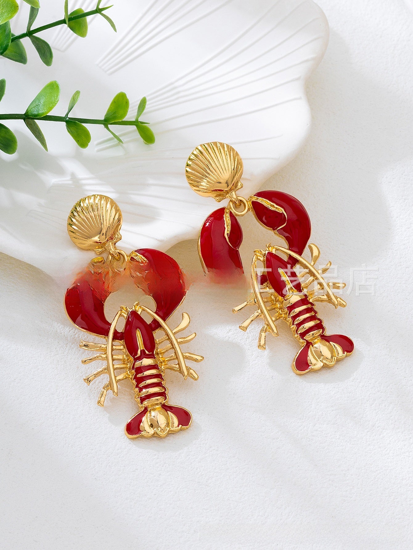 For Women Red Animal Zodiac Drop Earrings By Mei Ai Cheng, Unique Style, Summer , Made In Qingdao