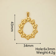 Garland Oval Pendant (1 Piece/package)