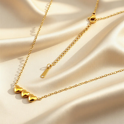 Geometric Necklace For Women In New Style, Made Of 304 Stainless Steel With Cable Chain