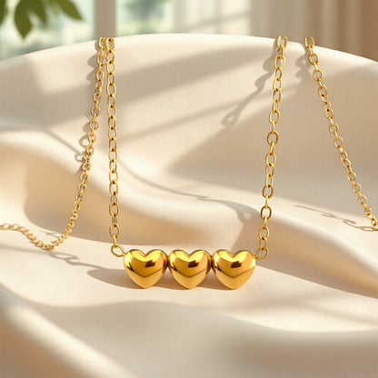 Geometric Necklace For Women In New Style, Made Of 304 Stainless Steel With Cable Chain