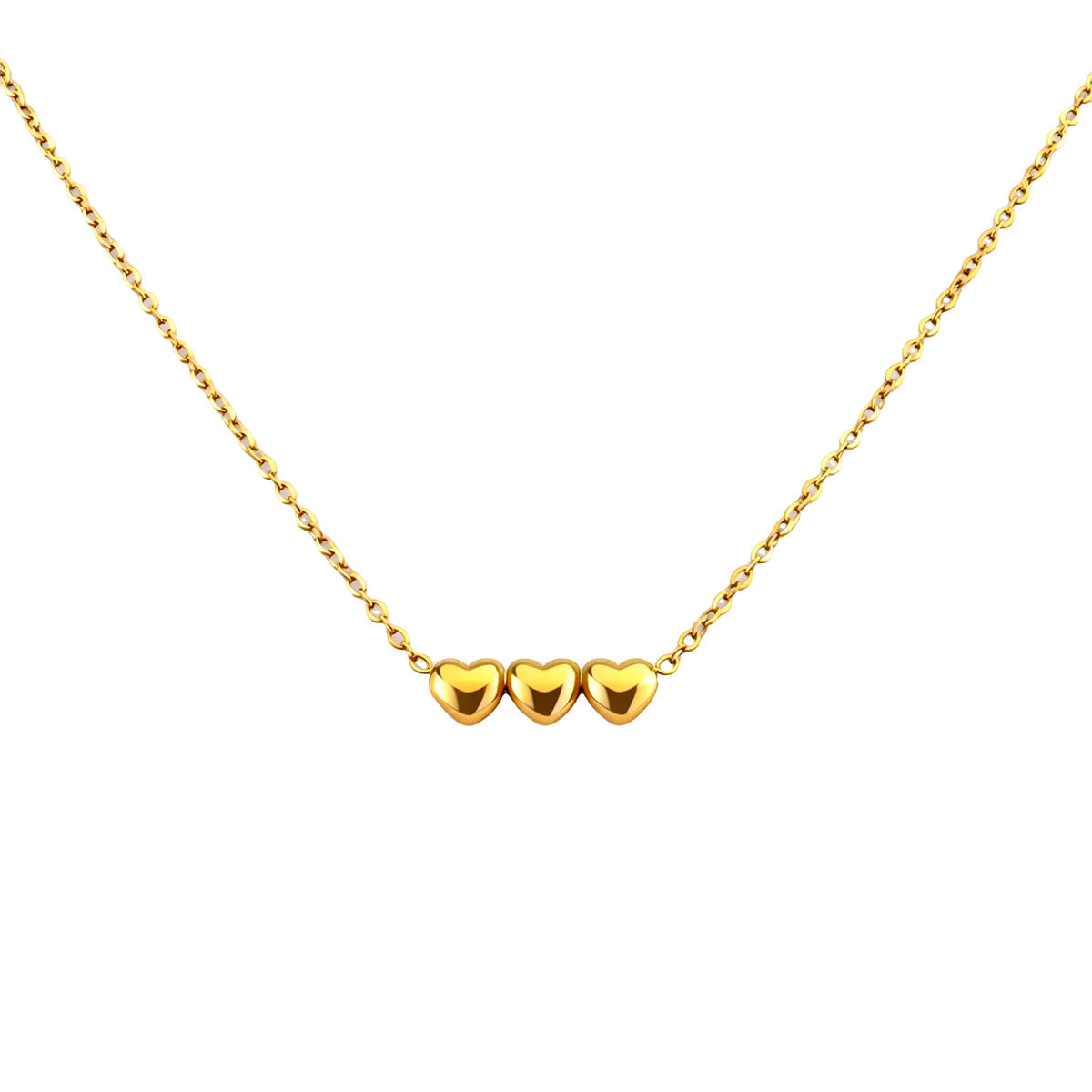Geometric Necklace For Women In New Style, Made Of 304 Stainless Steel With Cable Chain