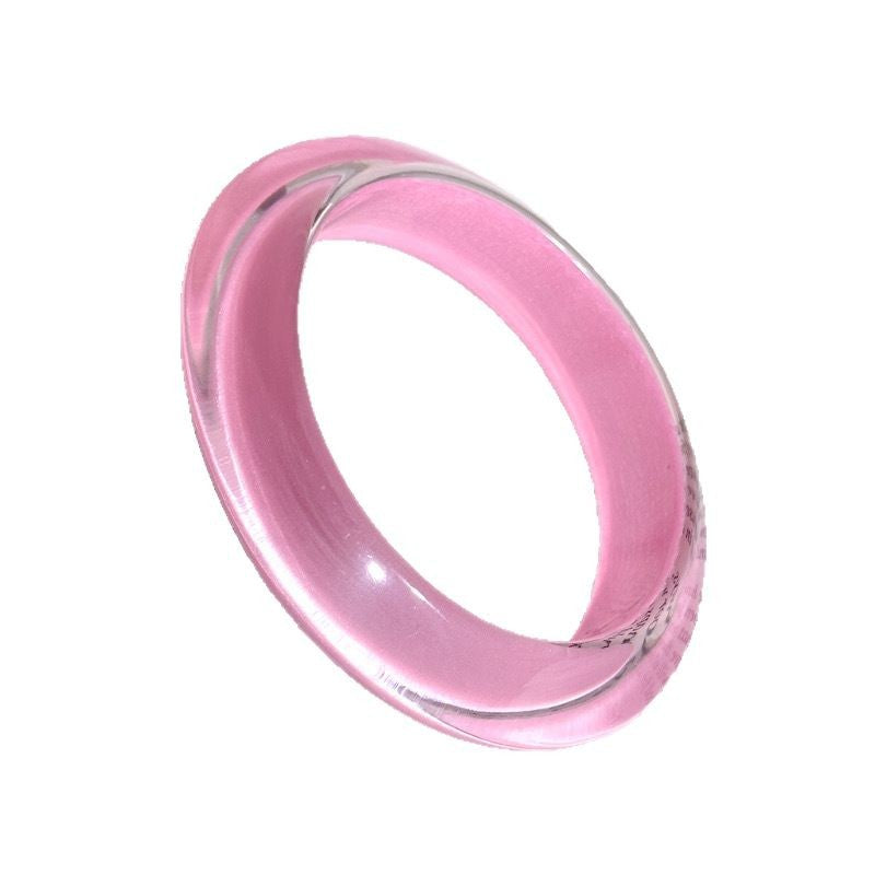 Handmade Round Resin Bangle For Women, Available In Elegant Colour