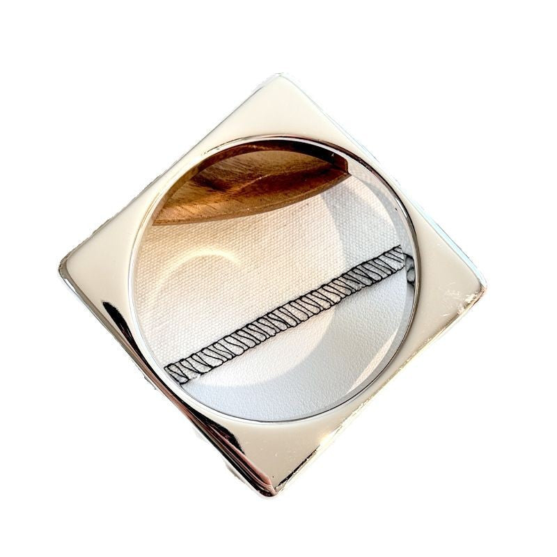 Square Resin Bangle For Women Featuring Silver Plated Electroplated Finish In Elegant Silver