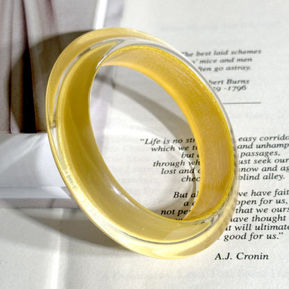 Handmade Round Resin Bangle For Women, Available In Elegant Colour
