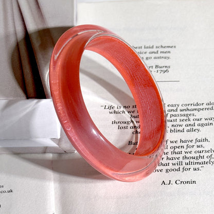 Handmade Round Resin Bangle For Women, Available In Elegant Colour