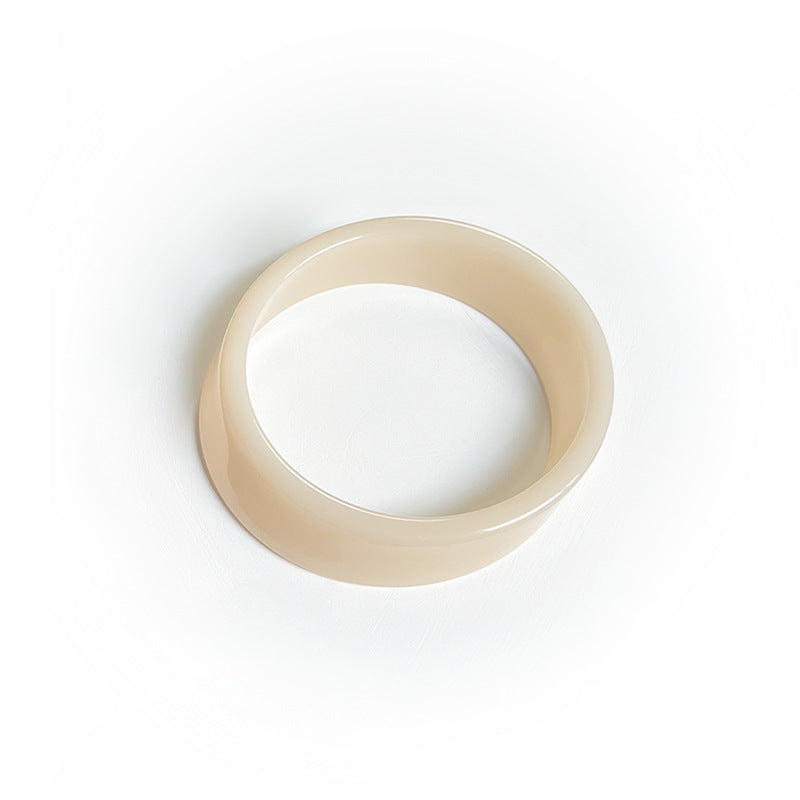 Sweet Round Acrylic Bangle For Women In Transparent Color