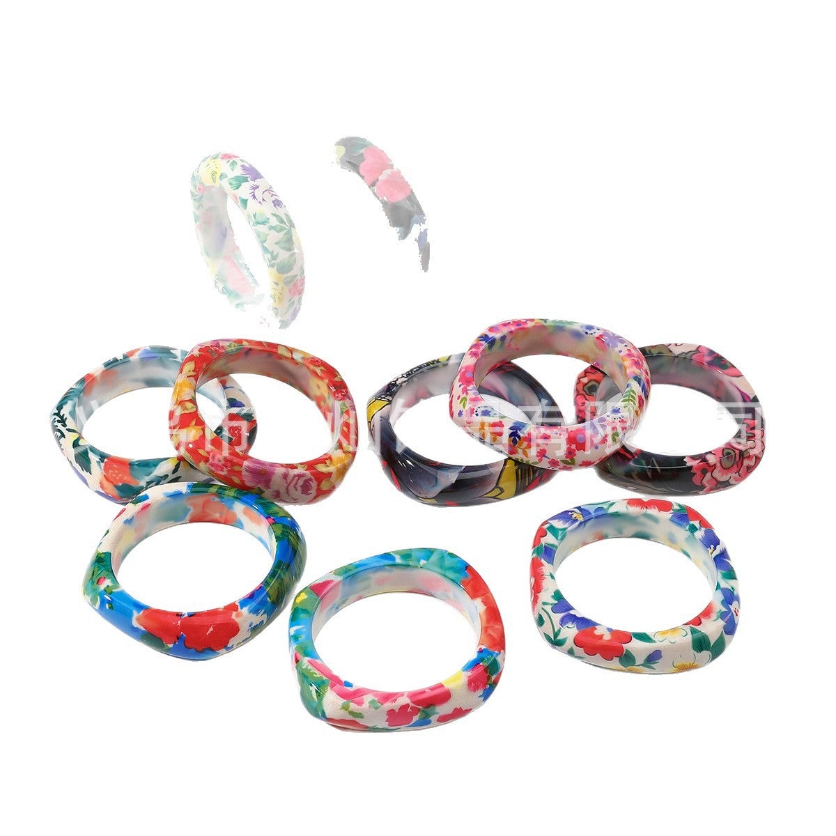 Bohemian Resin Dragon Bangle For Stylish Multicolor Wear
