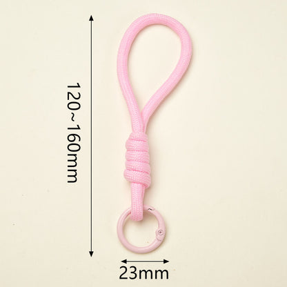 Handmade Multicolor Nylon Key Chain In Simple Style, 1 Piece Pack