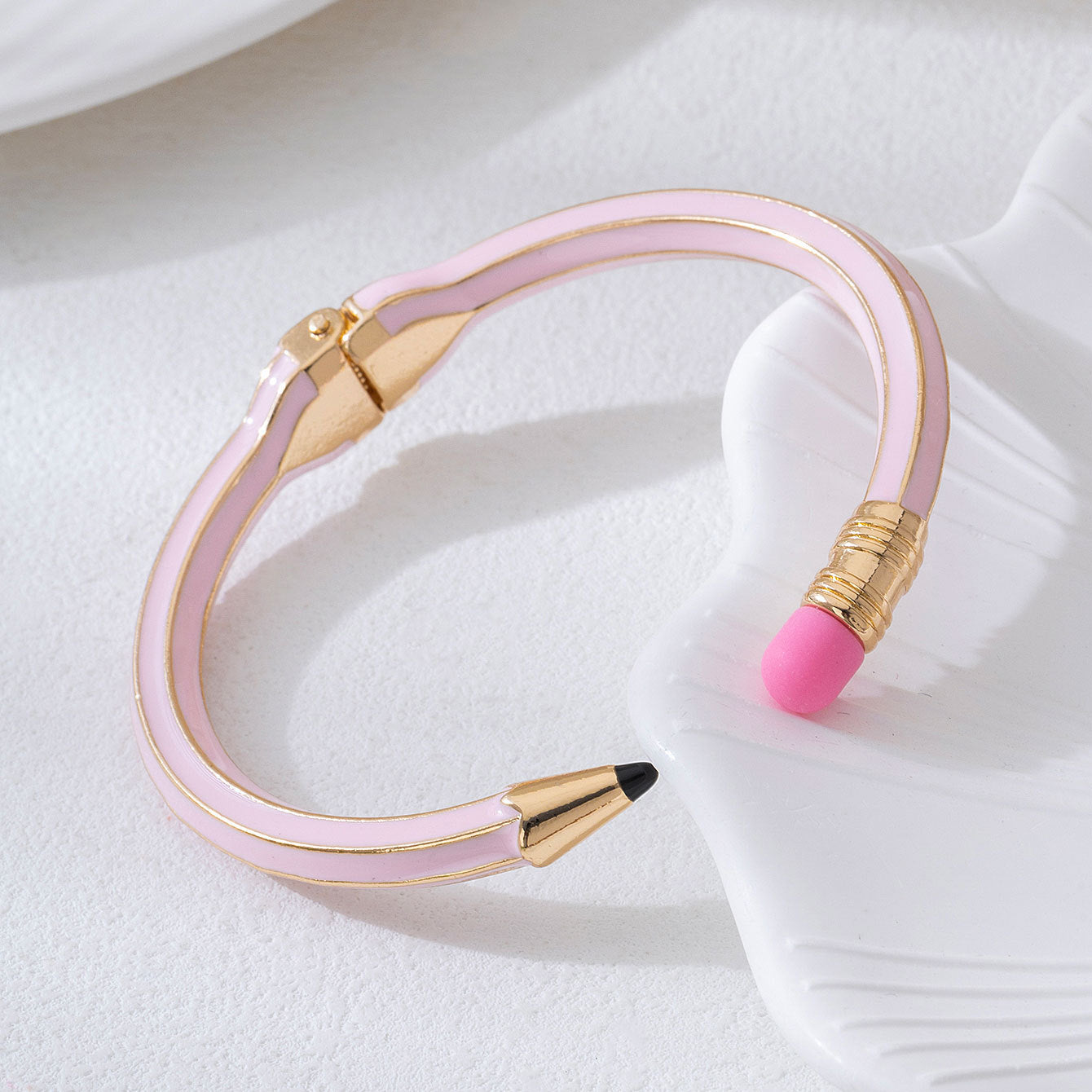 Retro Asymmetrical Zinc Bangle For Women Featuring Unique Colour Design