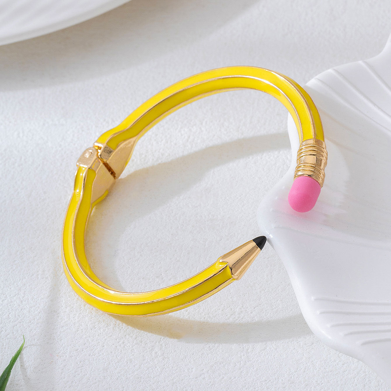 Retro Asymmetrical Zinc Bangle For Women Featuring Unique Colour Design