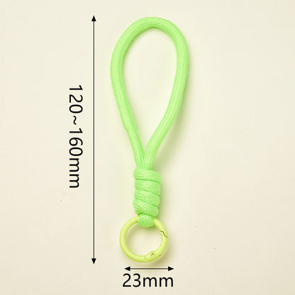 Handmade Multicolor Nylon Key Chain In Simple Style, 1 Piece Pack