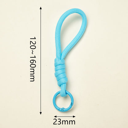 Handmade Multicolor Nylon Key Chain In Simple Style, 1 Piece Pack