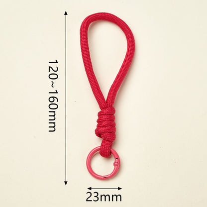 Handmade Multicolor Nylon Key Chain In Simple Style, 1 Piece Pack