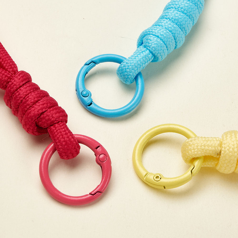 Handmade Multicolor Nylon Key Chain In Simple Style, 1 Piece Pack