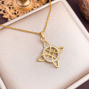XL3362 Round Hollow Necklace Gold