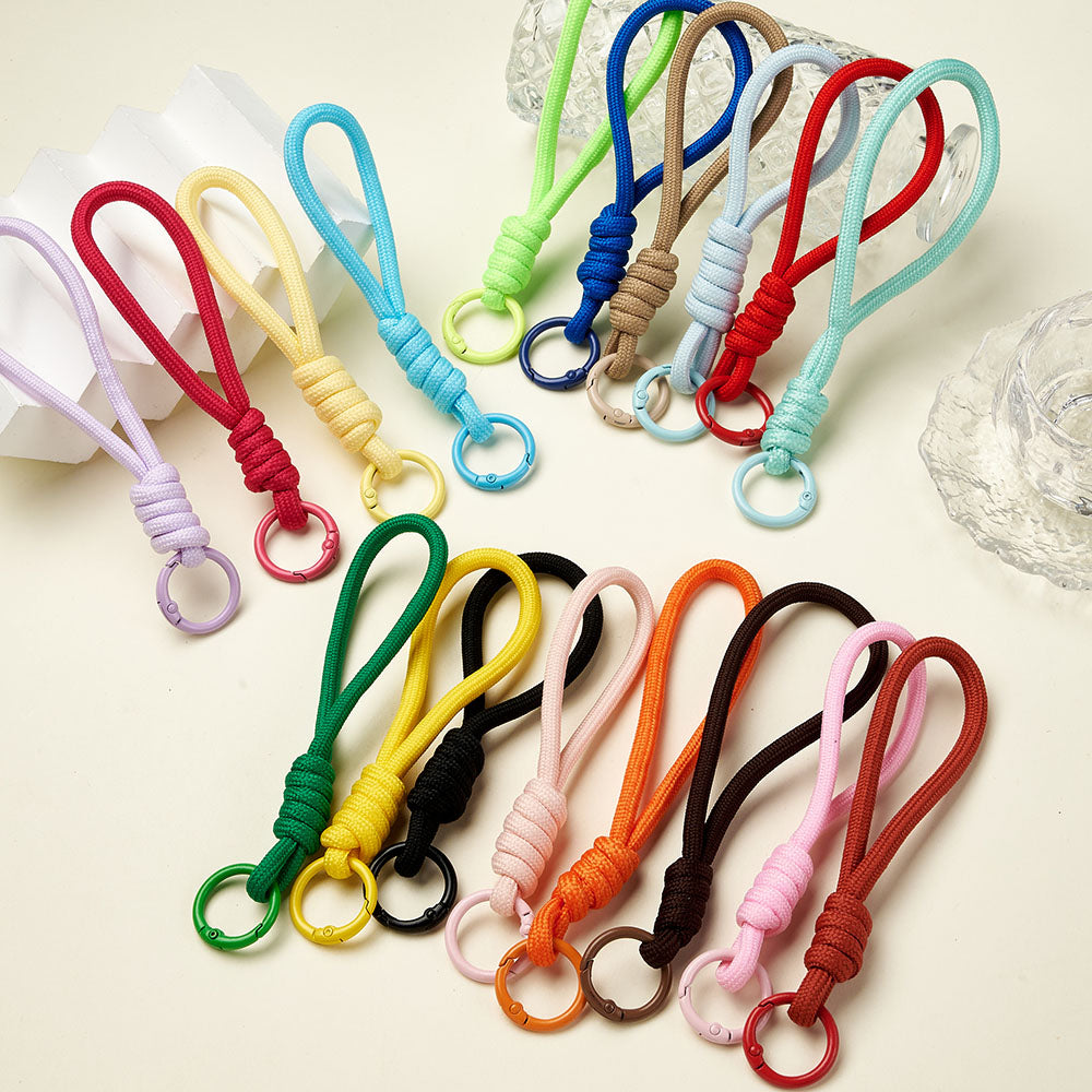 Handmade Multicolor Nylon Key Chain In Simple Style, 1 Piece Pack