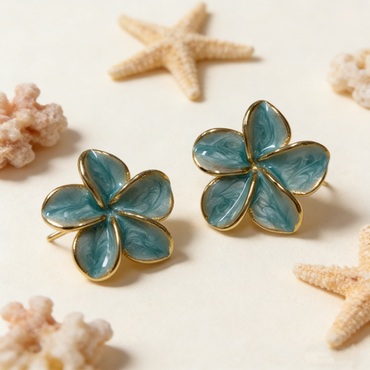 For Unisex Irregular Stud Earrings In 304 Stainless Steel Featuring Hypoallergenic 18K Real Gold PVD Coated Plating