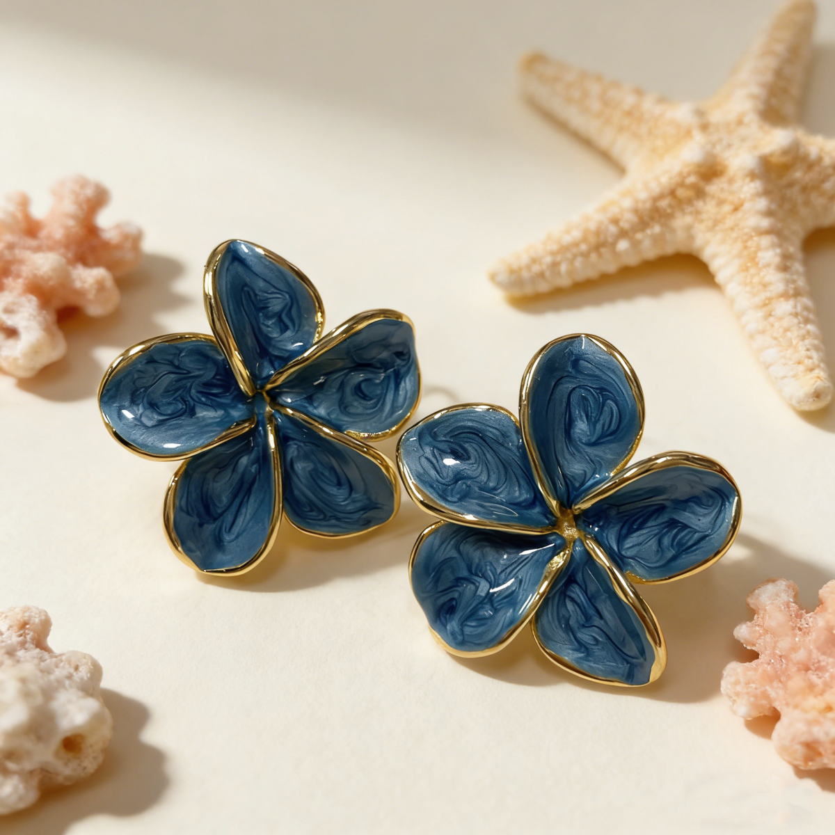 For Unisex Irregular Stud Earrings In 304 Stainless Steel Featuring Hypoallergenic 18K Real Gold PVD Coated Plating