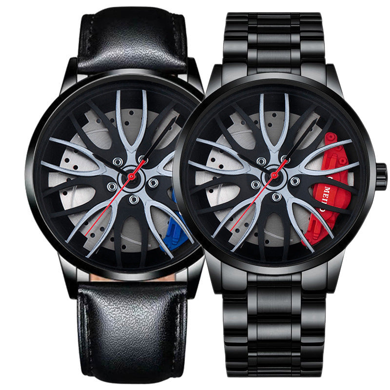 Men's Quartz Watch With Stainless Steel Strap And Single Folding Buckle, Featuring Ordinary Glass Mirror And Pointer Display