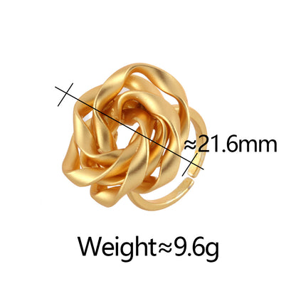 For Witches Knot Jewelry Brushed Copper Ring Featuring Unique Craftsmanship