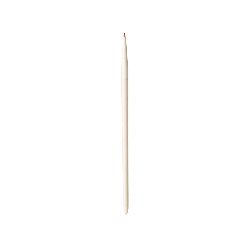 White Makeup Brush With Plastic Handgrip, 1 Piece Featuring Soft Artificial Fiber Bristles For Precise Application