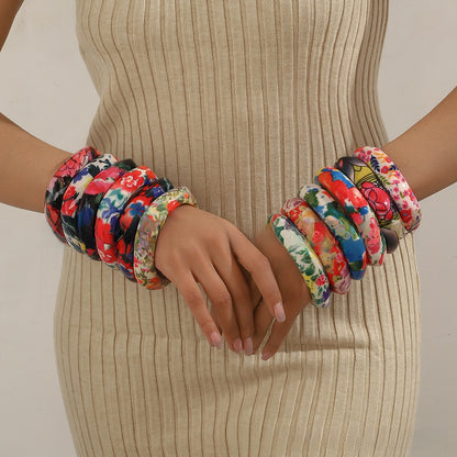 Bohemian Resin Dragon Bangle For Stylish Multicolor Wear