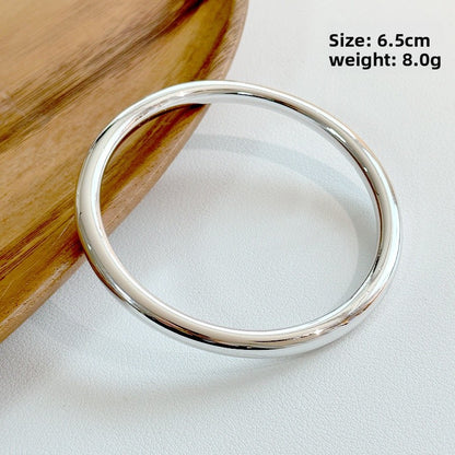 Handmade Round Resin Bangle For Women Featuring Golden Sequins Inlay