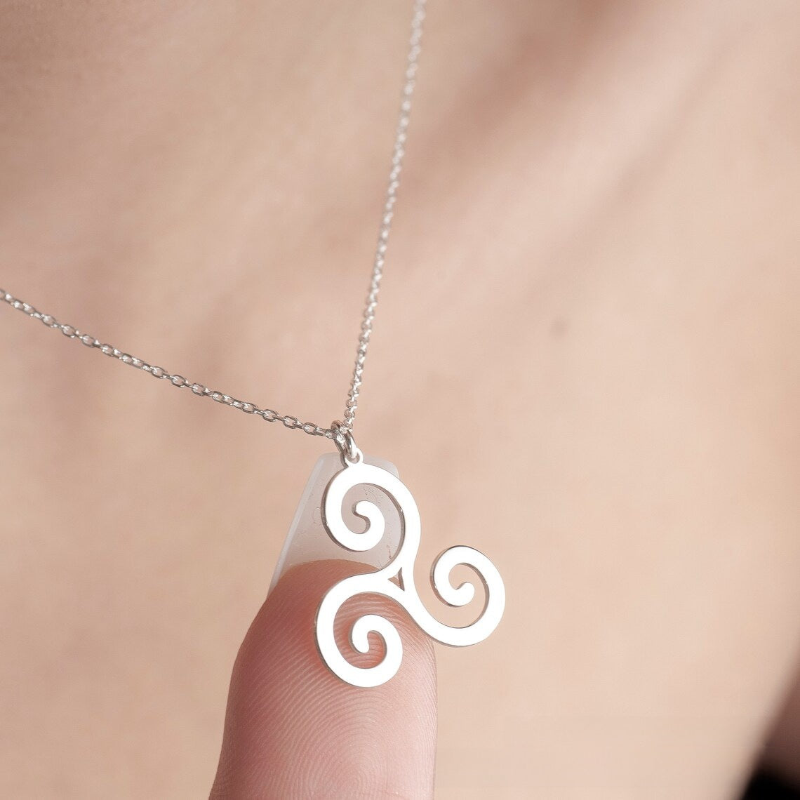 Celtic Knot Necklace For Unisex Featuring Nordic Style Made Of Durable Titanium Steel, Perfect Witches Knot Jewelry