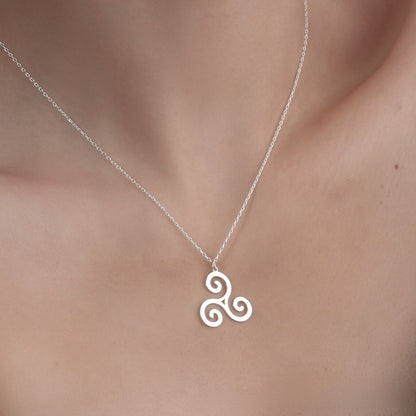 Celtic Knot Necklace For Unisex Featuring Nordic Style Made Of Durable Titanium Steel, Perfect Witches Knot Jewelry