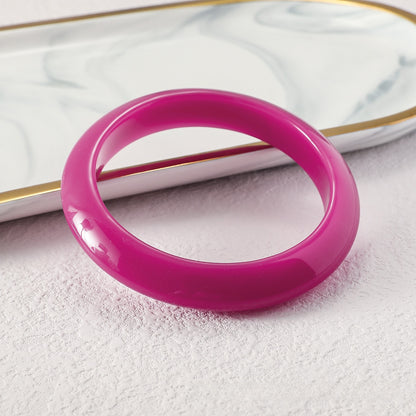 Ufo Bangle For Women Featuring Waterproof Non Tarnish Resin In Black