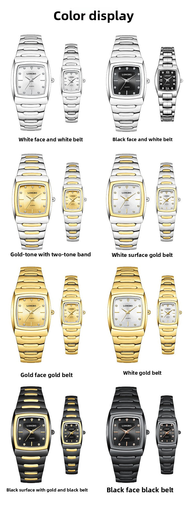 Men's Quartz Watch With Alloy Strap And Single Folding Buckle, Featuring Tempered Glass Mirror And Pointer Display
