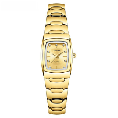 Men's Quartz Watch With Alloy Strap And Single Folding Buckle, Featuring Tempered Glass Mirror And Pointer Display