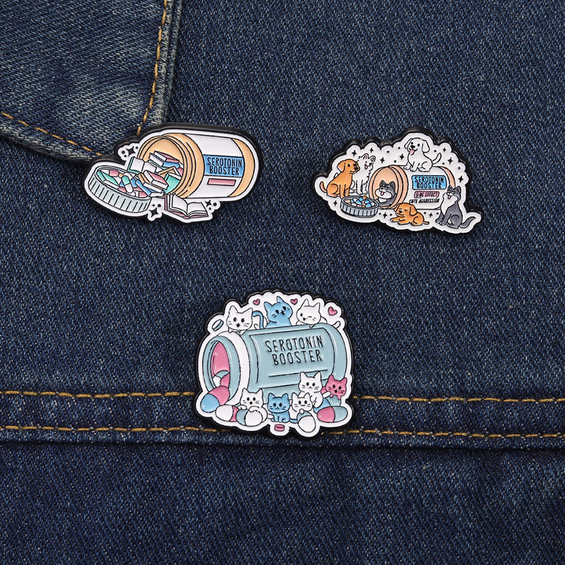 Animal Hat Pin In Alloy Featuring Stamping Craftwork, Available In Colour
