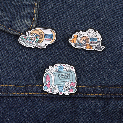 Animal Hat Pin In Alloy Featuring Stamping Craftwork, Available In Colour
