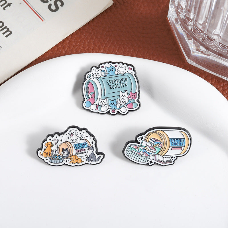 Animal Hat Pin In Alloy Featuring Stamping Craftwork, Available In Colour