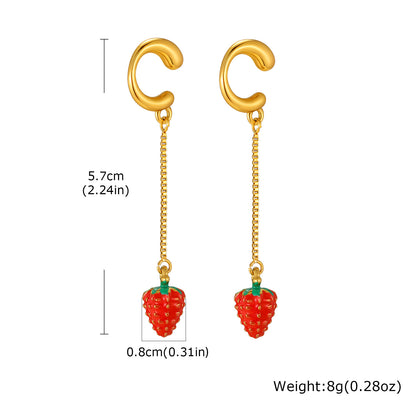 Round Stud Earrings For Women In 304 Stainless Steel Featuring Waterproof Non Tarnish 18K Real Gold PVD Coated Plating