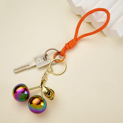 Handmade Multicolor Nylon Key Chain In Simple Style, 1 Piece Pack