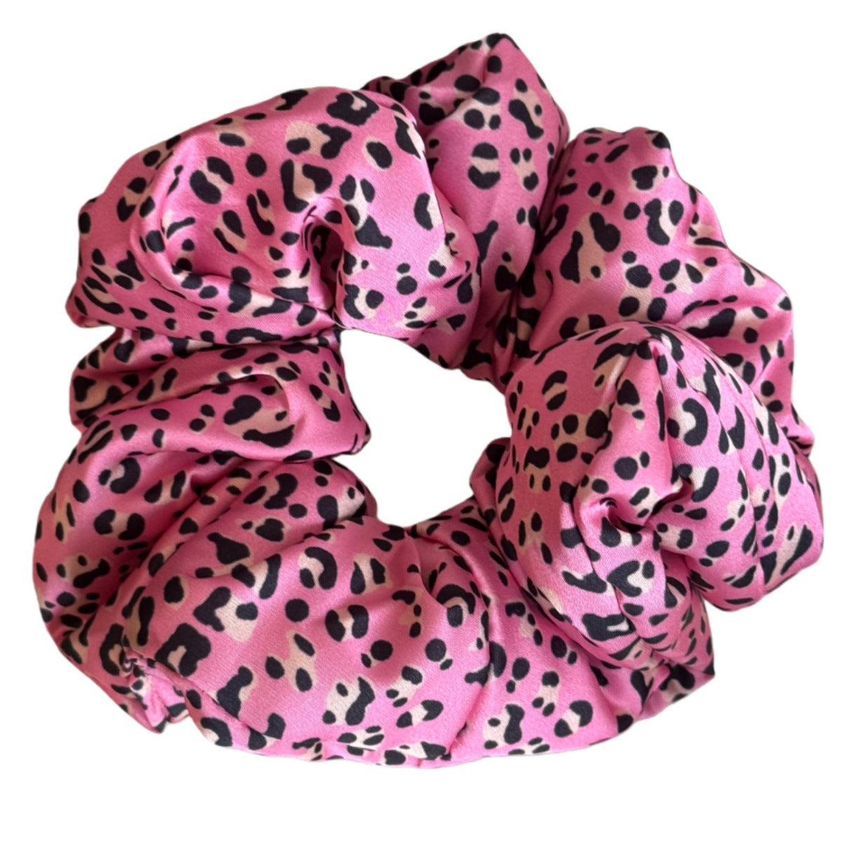 New Style Cloth Hair Tie Featuring Leopard Print Design