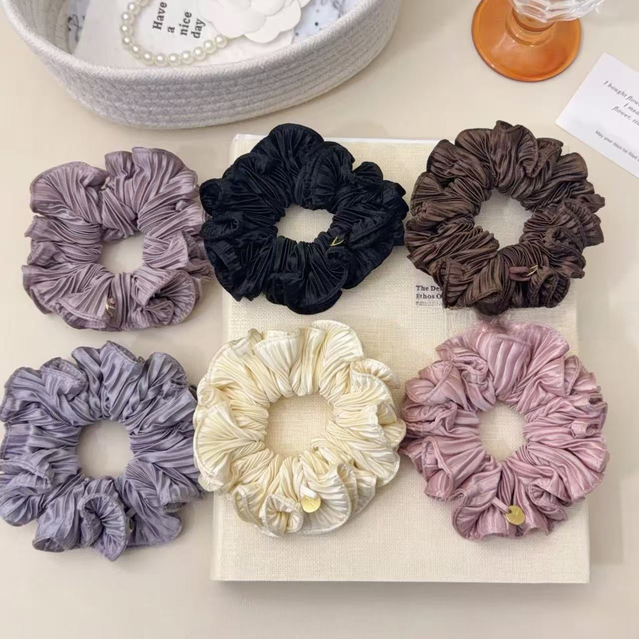Pink Hair Tie For Comfortable And Stylish Hair Styling