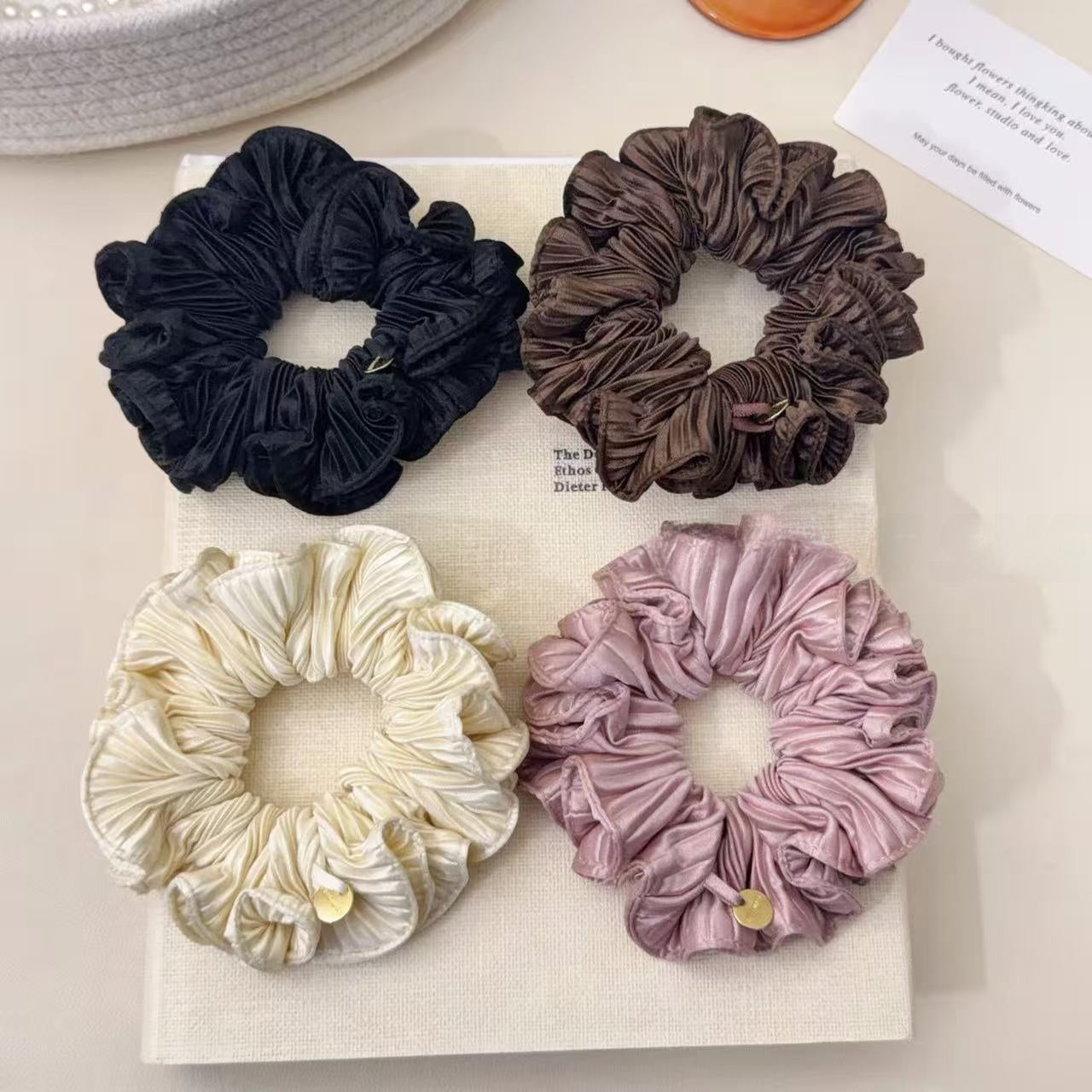 Pink Hair Tie For Comfortable And Stylish Hair Styling